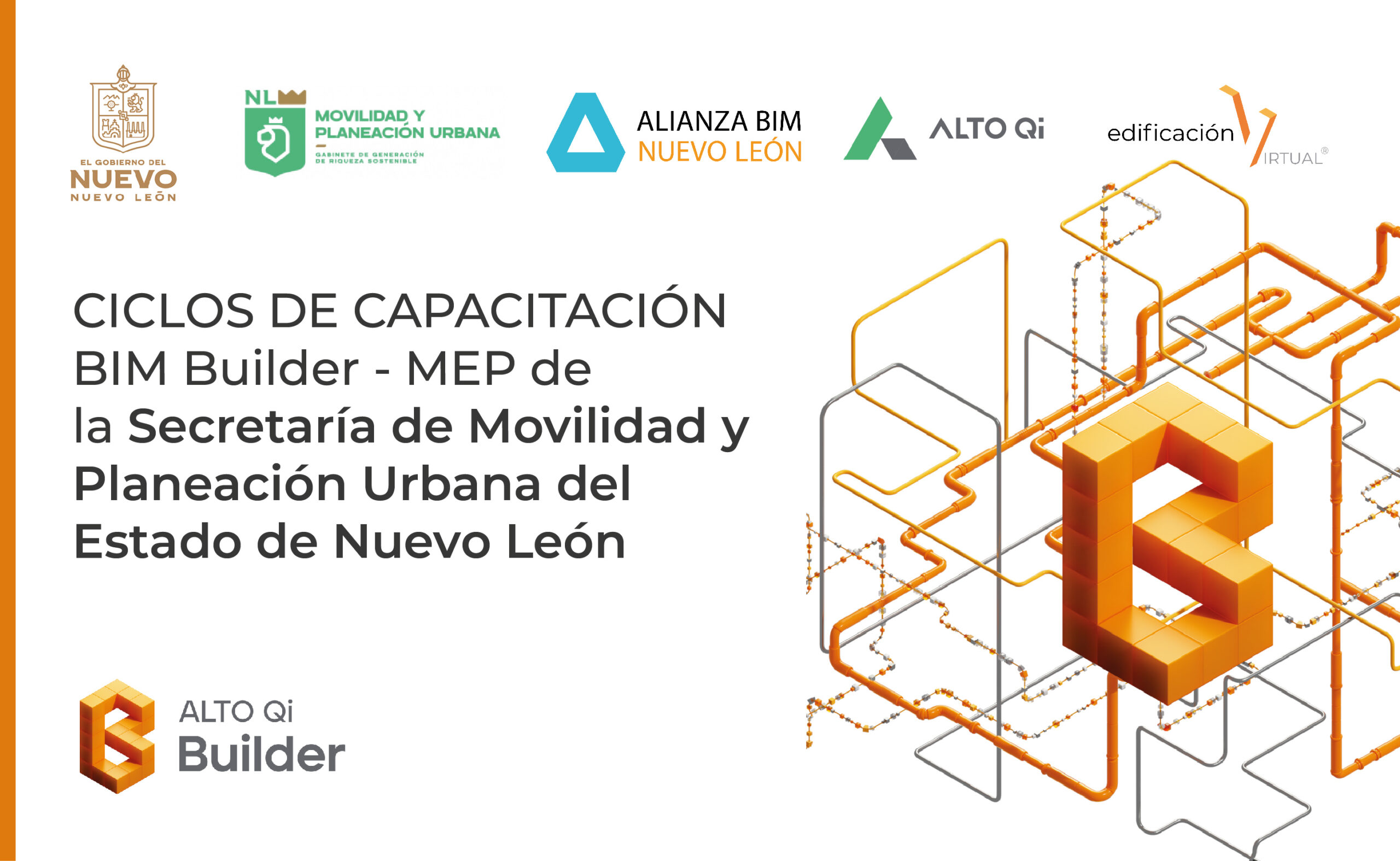 Ciclos de capacitación BIM Builder – MEP de la Secretaria de Movilidad y Planeación Urbana del Estado de Nuevo León